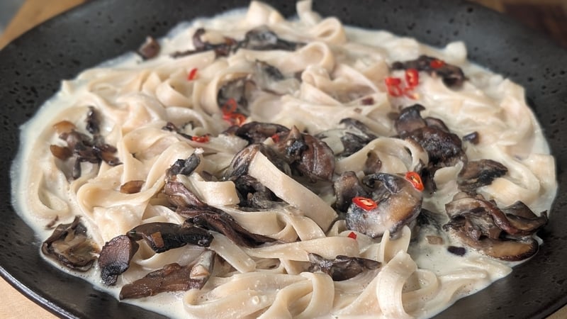 Happy Pear's creamy mushroom linguine: Today