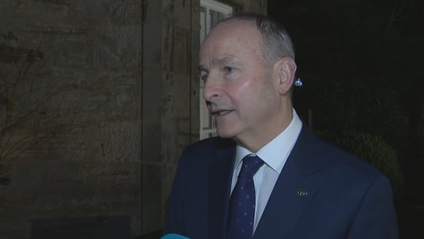 Fianna Fáil leader Micheál Martin is in Edinburgh for the British Irish Council meeting