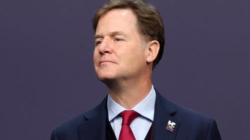 Nick Clegg was presented with the Sutherland Leadership Award at the 50th Annual Business & Finance Awards