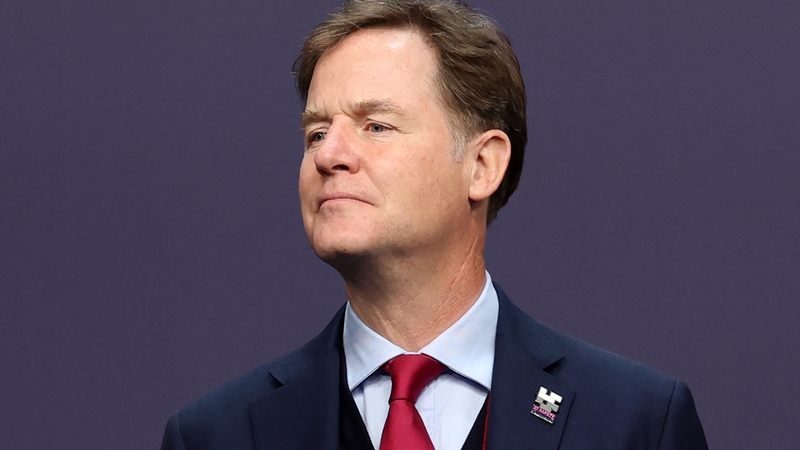 Nick Clegg was presented with the Sutherland Leadership Award at the 50th Annual Business & Finance Awards