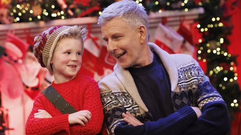 Patrick Kielty pictured with (Kevin) Louis Hanna (6), Dublin. Picture Andres Poveda.