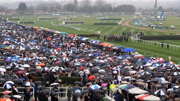 Racegoers might need a firm grip on their umbrellas at Aintree