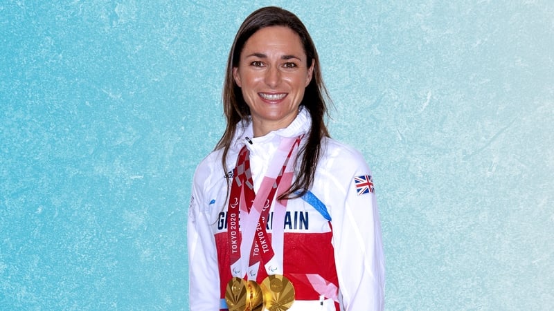 Sarah Storey - "An awkward stumble and fall with my left foot stuck on the ice sadly led to me fracturing my left ankle"