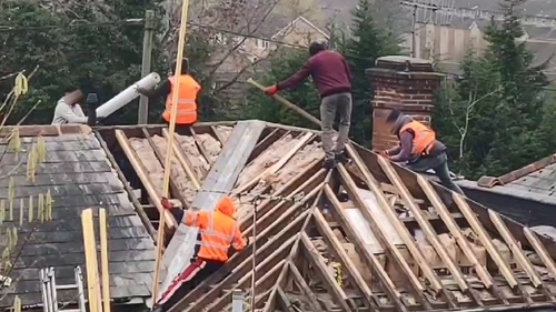 The investigation found unsafe working conditions at a house in Dorking