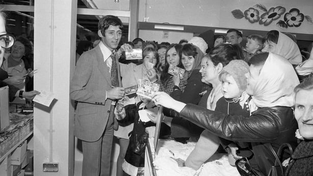 Dickie Rock greets his fans