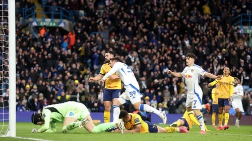 Wober forces home Leeds' second goal