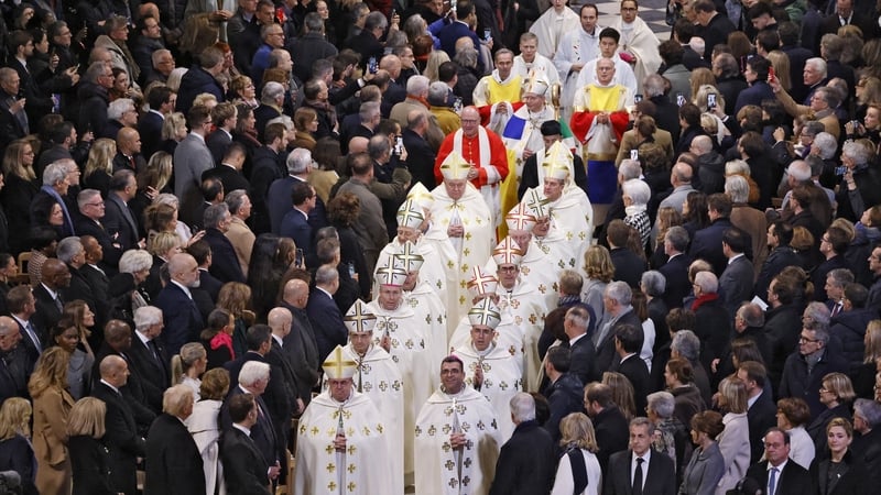 Clergy members were joined by world leaders at the event