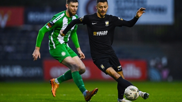 Dean Ebbe in action for Athlone last season