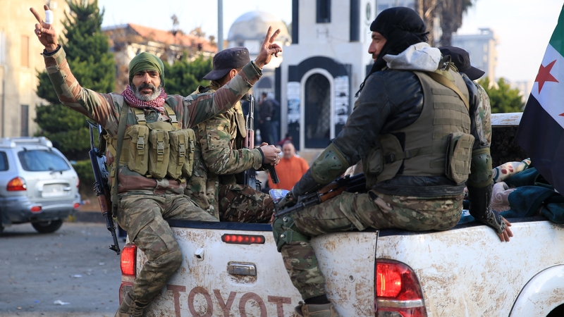 Syrian rebel fighters took control of the city of Homs on December 7