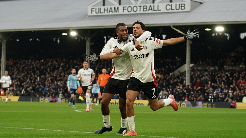 Raul Jimenez celebrates his opener