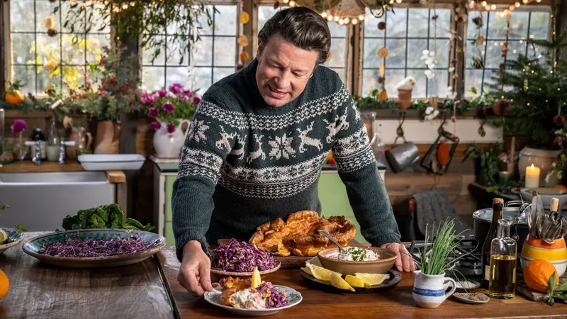 Jamie Oliver's Christmas special is full of festive flavours (Chris Terry/PA)