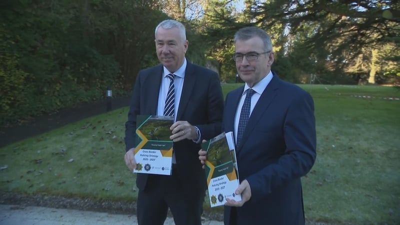 Garda Commissioner Drew Harris and PSNI Chief Constable Jon Boutcher launched a new three year strategy to tackle cross border policing challenges