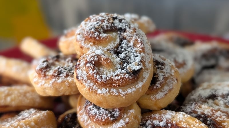 Kevin Dundon's mincemeat palmiers
