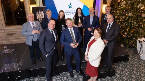 The winners of the Business Journalist Awards