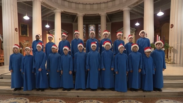 The Palestrina Choir singing Christmas carols.