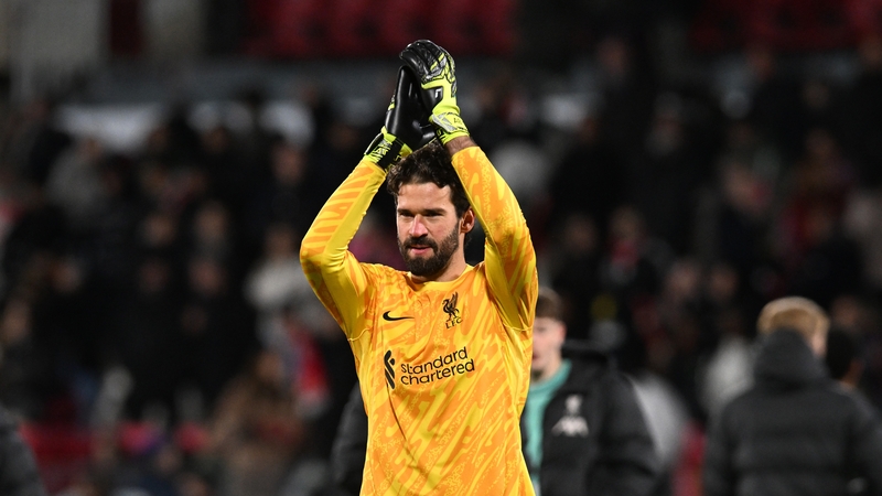 Alisson Becker's return from injury means Caoimhín Kelleher will once again fulfil the role of back-up at Liverpool