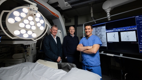 Tom Fitzmaurice, co-founder and CEO of LaNua, Niall McEvoy, Head of Venture at Elkstone and Dr Cormac Farrelly, co-founder and CMO at LaNua