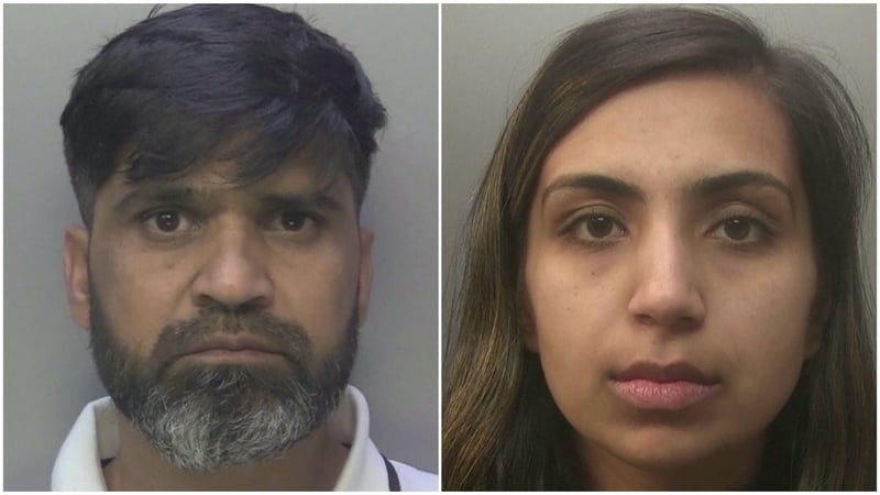Urfan Sharif and Beinash Batool were jailed for a minimum of 40 years and 33 years respectively (Credit: Surrey Police)