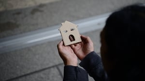 "You do have hope, but the more you're here the more it gets taken away from you"  show image