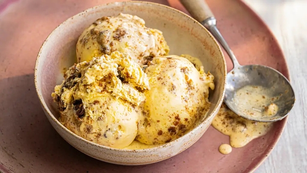 Prue Leith's easy leftover Christmas cake ice cream recipe (Ant Duncan/PA)
