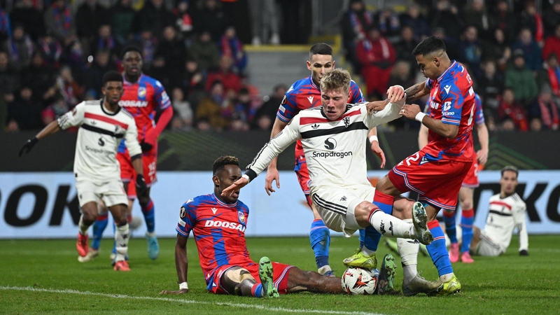 Rasmus Hojlund was involved in a spat with Amad Diallo after full-time