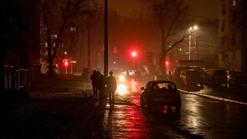 Russian missile attacks on energy infrastructure have previously caused blackouts across Ukraine (file photo)