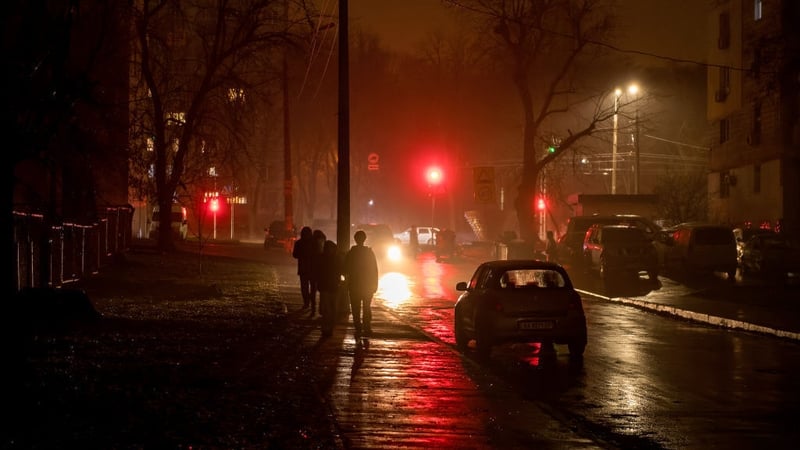 Russian missile attacks on energy infrastructure have previously caused blackouts across Ukraine (file photo)