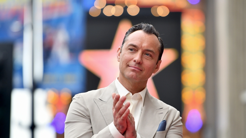 Jude Law: "It's been actually quite a long process because I found out and was originally going to have the service a couple of weeks back and, actually, I lost my mum"