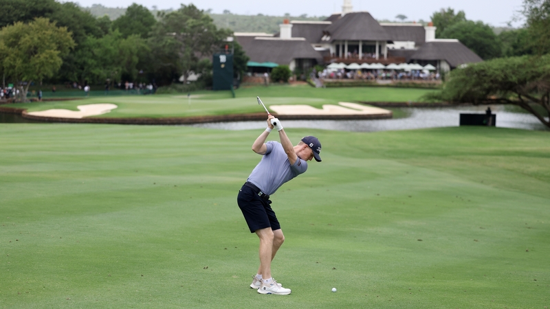 Sweden's Marcus Kinhult leads by two heading into the final round in South Africa