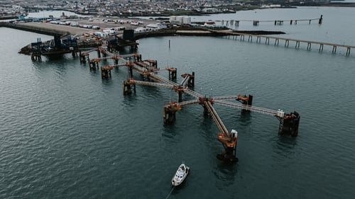 Holyhead Port was closed in early December due to damage caused by Storm Darragh