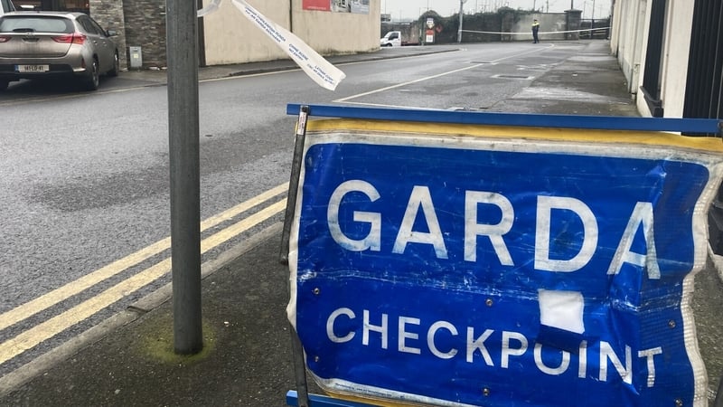 Gardaí sealed off the scene