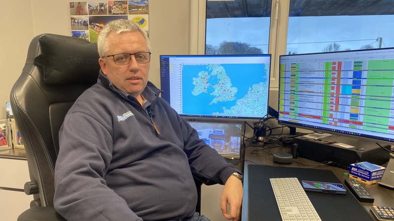 Director of BM Transport Darren Murphy said the company has 80 trailers stranded in the Welsh port