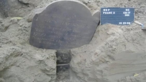 Mystery Headstone discovered in New York park, 2009