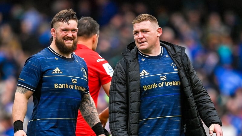 Andrew Porter (L) with Tadhg Furlong