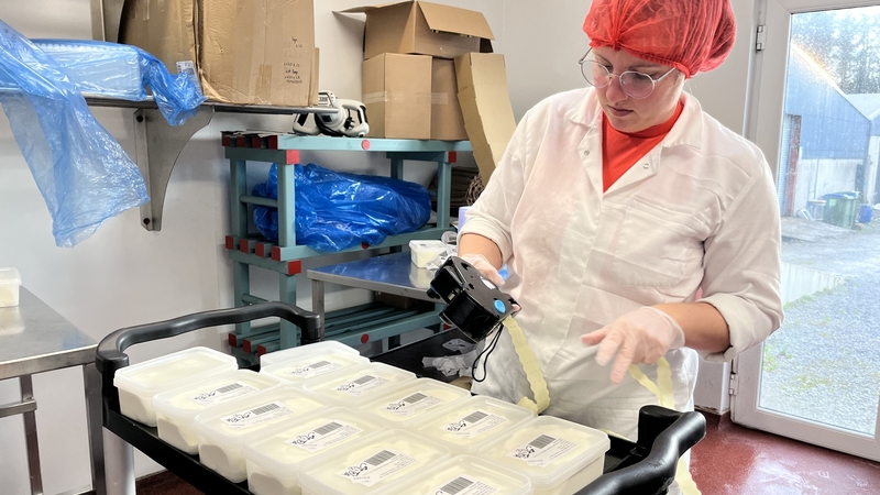 Exports from St Tola Goat Cheese Farm were three days late last week because of the closure of Holyhead Port