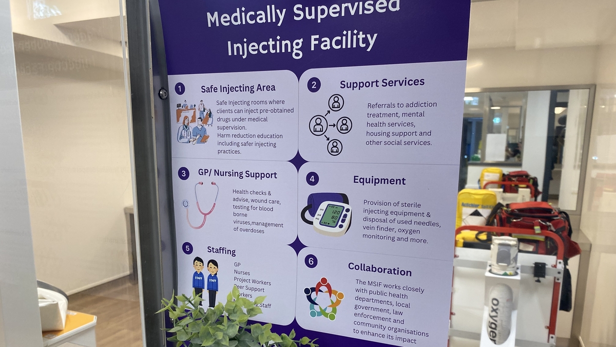 Supervised injection centres 