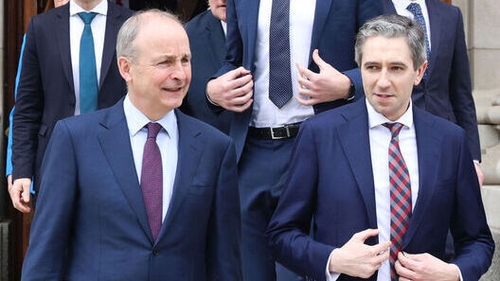Government formation talks are due to resume after the Christmas period with Michéal Martin (left) expected to be returned as taoiseach
