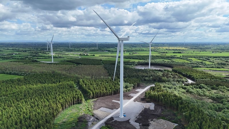 The newly operational Yellow River wind farm in Co Offaly