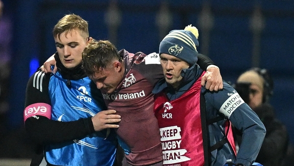 Craig Casey was carried from the pitch after injuring his knee against Castres