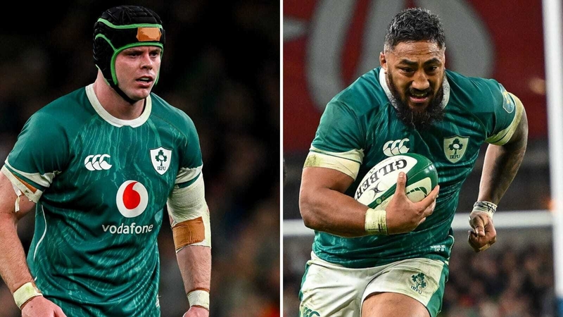 James Ryan (L) and Bundee Aki