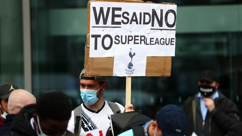 There was a huge backlash from fans to the proposed European Super League
