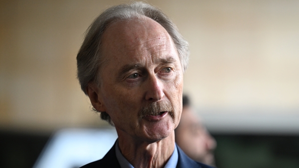 Addressing reporters in Syria, UN special envoy Geir Pedersen said 'there is a lot of hope that we can now see the beginning of a new Syria'