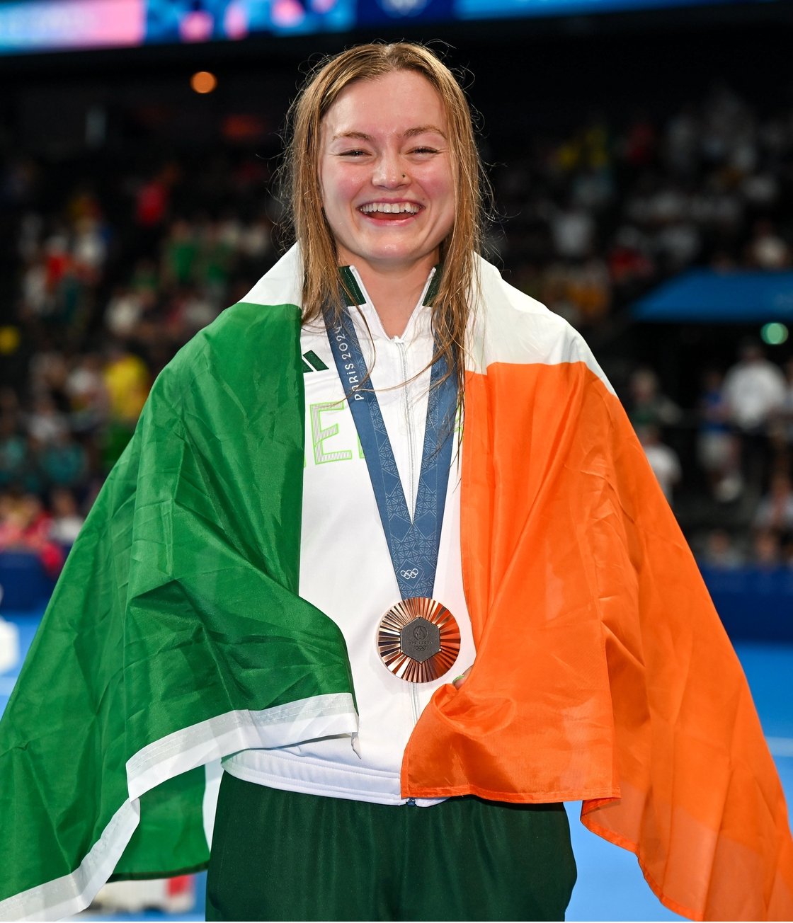 Mona McSharry won Ireland's first medal at the Games