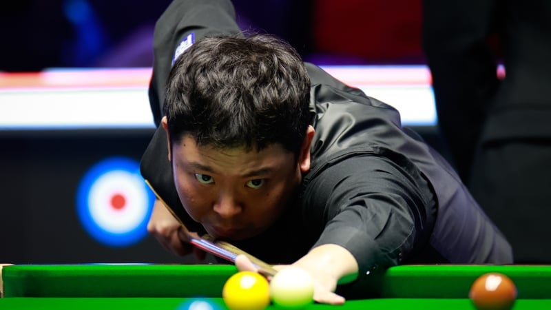 A power failure scuppered Zhang Anda's 147 bid
