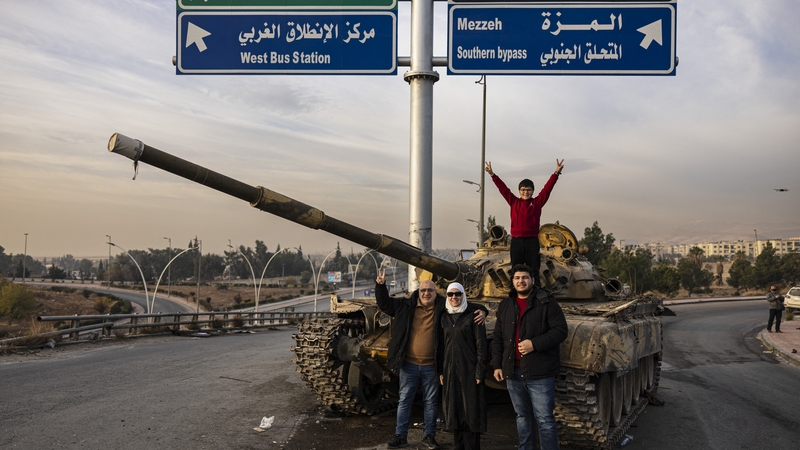 Syrian rebels faced little resistance and reached Damascus on 8 December
