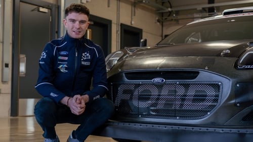 Josh McErlean and his M-Sport Ford Puma Rally1. Photo: M-Sport