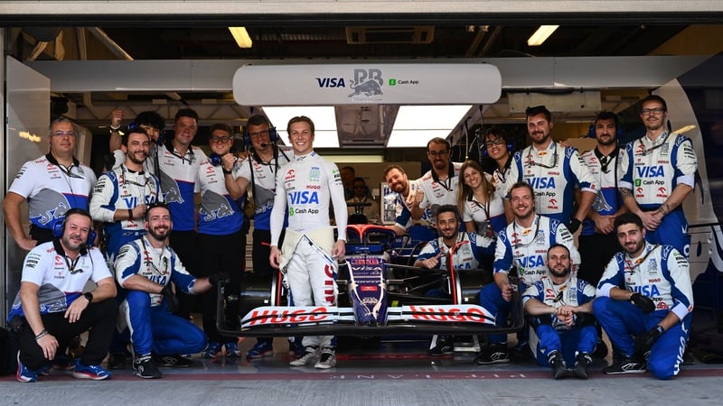 Liam Lawson (C) has revealed that he is now super excited to work alongside Max Verstappen