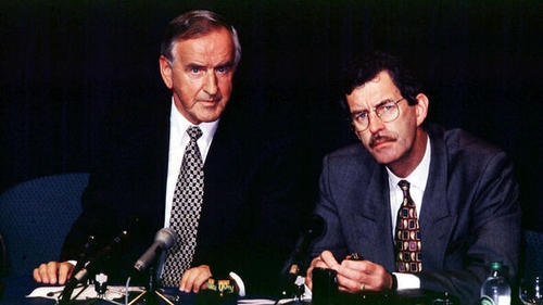 Relations between taoiseach Albert Reynolds and tánaiste Dick Spring had been difficult from the start of their partnership in January 1993