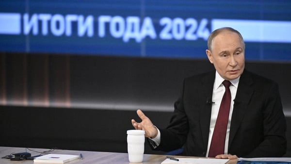 Vladimir Putin made the remark during his annual question and answer session with Russians