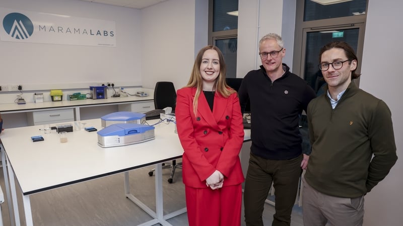 Kirsty Smith, Head of Applications, Marama Labs, Darren Andrews, Chief Commercial Officer, Marama Labs and Brendan Darby, CEO, Marama Labs.